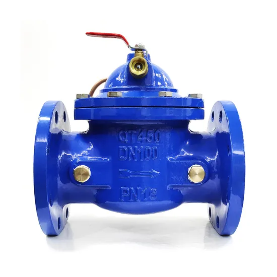 100X Remote Control Silent Check Valve Cast Iron Flanged, ISO Certified Fire Protection, Municipal Water, Irrigation Level Control